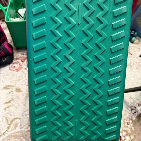 Teal shamrock Bogg Bag Tote - Picture 5 of 10